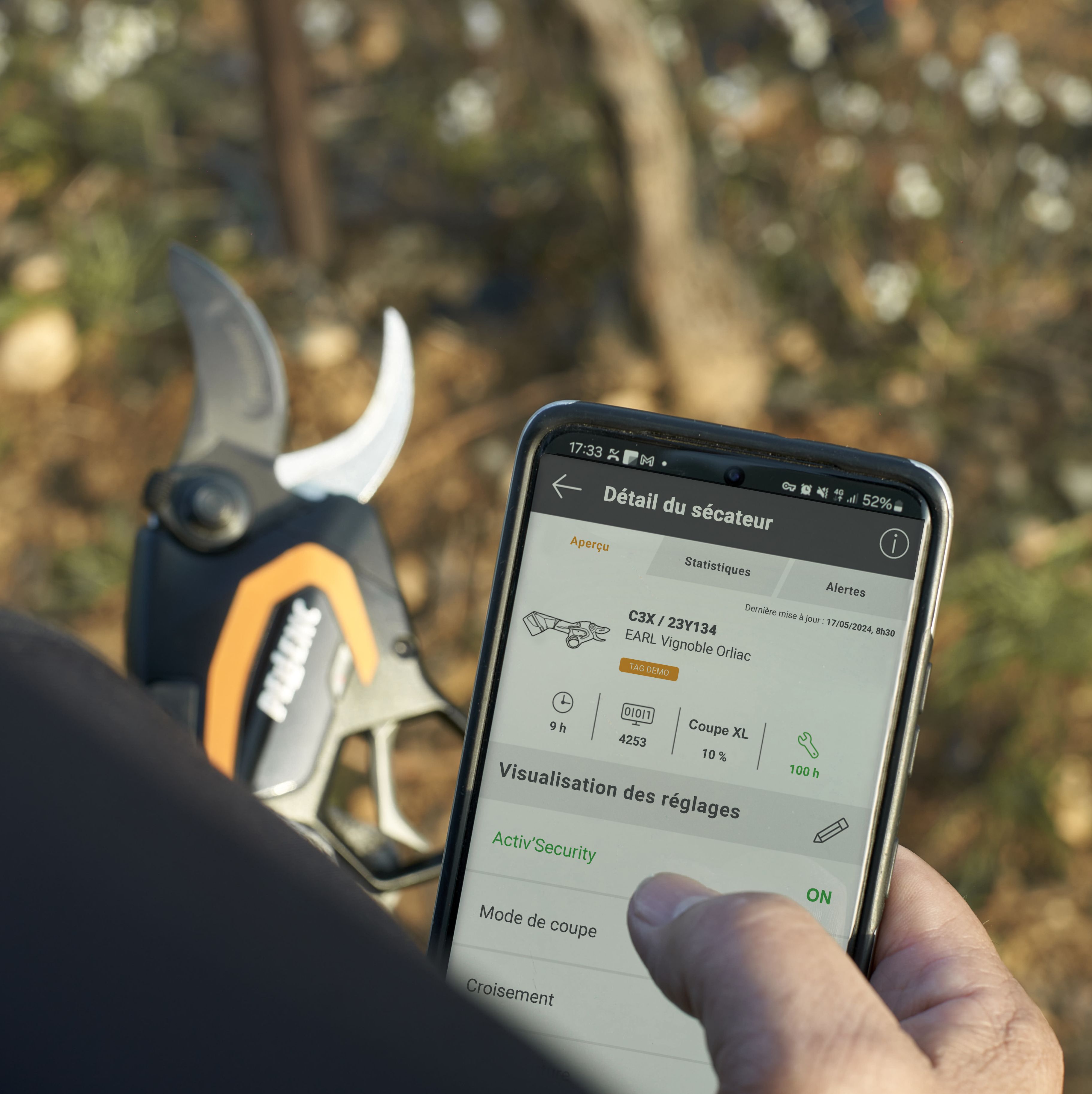 Køb tilbehør til din Pellenc hos Nomaco